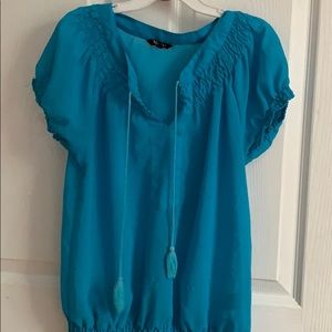 A Sheer Blue Shirt